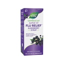 Nature 's Way Sambucus Alpha CF Flu Relief * Elderberry Syrup with Sambucus nigra 3X and Alpha CF, Relieves Flu Sympitics *, 4 Fl Oz (Packaging May Vary)