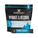 Wilderness Athlete - Hydrate & Reciver 124; Liquid Hidration Packet Electrolite Drink Mix - Recover Lebih cepat dengan Bcas - 30 Single Serving Hydrate Packet (Blue Raspberry)