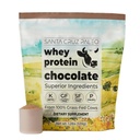 Santa Cruz Paleo Whey Protein Powder, Chocolate Flavor, 20 G Grass Fed Whein Isolate Per Serving, Gluten Free, Paleo & Keto Friendly, No Sugar Added, Protein Shake Mix, 20 Servings, 1,2 lb Bag