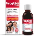 Feroglobin Gentle Iron and Nutrient Liquid - reduce Tiredness and Fatigue 124; Keep Health and Vitalitas 124; Natural Iron Source
