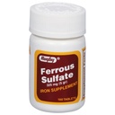 Rugby Ferrous Sulfate 325mg Tablet - Iron Suplement for Women and Men - 100 Count (1 Pack)