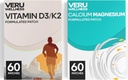 Bone Health Complete Duo Lifestyle Patches Vita D3 / K2, Calcium Magnesium - Self Adhesive Time Rilis Topical Patch, 8- 10 Hours (Supply Hari 60)