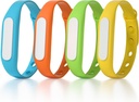 Mosquito Repellent Bracelet for Adult Kids, Individually Wsect Wristband for Indoor Outdoor, Waterproof Bug Protection for Camping Fishing Hiring (4 Pack)