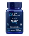 Ekstensi Hidup No Flush Niasin, B3 for Heart Health, Kolesterol & Energy Support, Non-GMO, Gluten- Free, 100 Kapsul