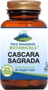 Gunung Botanicals Murni Cascara Sagrada Capsules - Vegan Kosher Caps Sekarang dengan 400mg dari Wild Harvest Cascara Agerda Bark Suplemen