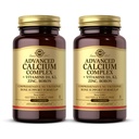 Solgar Advanced Calcium Complex - 120 Tablets, Pack of 2 - with Zinc, Boron, Vitamin D3 & K2 - Non-GMO, Gluten Free, Dairy Free - 60 Total Servings