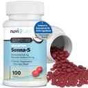 Senna Plus Laxative Stool Softener - Docucate Sodium (50mg) Stool Softtener Stimulant Laxative Sennosides (8.6mg) - Bandingkan untuk Senokot- S untuk Miccational Constipation Relief * (100 Tablets)