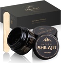 Shilajit Alam Himalaya Resin Organik 20 Gram, Pure Shilajit Support Enriched Fulvic Acid & 85 + Trace Minerals, Tanaman Based Nutrients for Energy, Dukung Metabolisme & Imune System