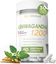 Stress Relief, Ashwagandha KSM-66, Support Occasional Stress Relief, Dieter Suplemen, Kapsul, Persediaan 1 Bulan