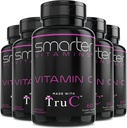 (5 Kemas) Raw Whole Food Vitamin C dari Berries, Premium Antioksidan, Bioflavonoid & Polyphenols, 300 Vegan Capsules