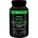 ML Saw Palmetto 1000 mg 120 Vegan Capsules. 3 in 1. Premium Kualitas dengan Octacosanol & Maca. Prostate, Urinary Health, Alami Energizer, NSF- Sertifikasi & cGMP- Compliant