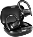 Back Bay Audio Runner 60 Wireless Running Earbuds, 80 Hour Long Battery Over The Ear with EarHooks, Wrap Around Earphones Bluetooth Earbuds with microphone, Earphone in Ear Headphone
