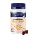 Biostime Kids immuns support gummies 124; (Ages 4 +) Ages 124; Includes Vitamins D & C + Zinc & Progeous & Progories 124; No Added Sugar 124; Kids Immune Defenity Bites 124; Free from top 9 allergens 144; 60 Count