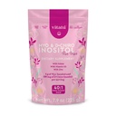 Myo Inositol (4g) & D-Chiro Inositol (1g) Ideal Mix 40: 1 124; Durasi 45 Hari: dengan Acid Folic + Vitamin D3 + Zinc, bahan Diet Suplemen Perempuan (225)