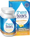 TheraTears 1200 mg Omega 3 Supplemen untuk Nutres Eye, Organik Flaxseed Triglyceride Fish Oil dan Vitamin E, 90 Cacah (Paket 3)