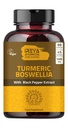 Boswellia Extract Capsules (90 Capsules) 1000 mg - Boswellia Serrata dengan 95% Black Pepper Extract dan Curcuminoid Extract dan 65% Boswellia Extract