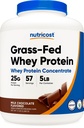 Nutricost Grass- Fed Whey Protein Konsentrat (Chocolate) 5LBS - Undenatured, Non-GMO, Natural Flavors...