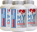 Antioksidant Dog - Dog Imune Support - Booster - Healthy PET - Suplemen - Dog Ammune Treats - 180 Treats (3 Botol)