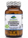 Murni Gunung Botanicals Cranberry D Mannose Capsules - 60 Kosher Vegan Caps - 10000mg D Mannose dengan Cranberry Konsentrasi Plus Vitamin C