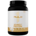 Aturan 1 Protein Sumber 7 Decadent Flavor, Velvety Smooth Texture, 22g Anytime Protein, dan 10g Alami EA Per Serving dari 7 Premium Sumber (1.8 Pounds *, Vanilla Ice Cream)