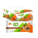 PROBAR - GO Energy Bar - Peanut Butter Chocolate Chip - Gluten-Free, Non- GMO, Whole-Food Ingrediens Snack Bars (12 Count)