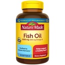 Suplemen Nature Made Oil Omega 3, 1000 mg Softgels, Omega 3 Fish Oil for Heally Heart Suftgels, 90 Softgels, Supply 45 Hari