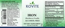 Liquid Iron 10 mg - Increase Energy and Blood Levels Without Nausea or Constipation - Cair Iron Drops for Men, Women, and Children - BlackBerry Vanilla Flavor - 4 fl oz. Bersertifikat Kosher