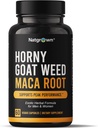 Natgrown Horny Goat Weed and Maca Root Extract Suplement for Men & Women (Epimedium Extract, Hornygoatweed) Vegan Capsules - 60 Ct