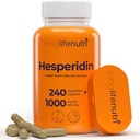 Hesperidin 1000mg, 240 Kapsul (4 Bulan Supply), Mendukung Kesehatan Kardiovaskular, Tekanan Darah & Sirkulasi, Dukungan Imune, Manfaat Produktioksidant & Vascular Fungsi, Dibuat di AS