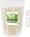 XPRS Nutra Ukuran 4 Kosong Kapsul - 5000 Menghitung Kecil Kosong Vegan Capsules - DIY Consule Filling - Filable Do- It--Yourself Veggie Pill Caps untuk Suplemen