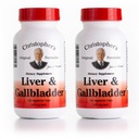 Christopher 's Original Formulas Liver & Gallkandung kemih Formula Kapsul - Suplemen kandung empedu dengan Enzymes Digetical - Mendukung Sistem Digepsi dengan Herbs Natural - Paket 2