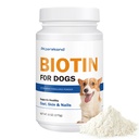 Biotin for Dogs, Supports Shiny Coat and Healthy Skin, Strengthens Dog Nails, Biotin Powder Suplement for Dog, Dry Skin Relief for Dogs, 6 oz