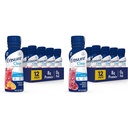 Pastikan minuman Nutrition Clear, 0g Fat, Protein 8g, Campuran Buah & Blueberry Prenciate Flavors, 10 Fl Oz, Paket 12