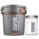 Isopure Protein Powder Low Carb With Creatine Powder 500g Unfeatured, Keto Friendly Protein pounder, 100% Whey Protein Isolate, Protein Flavor: Dutch Chocolate, 7.5 Pounds