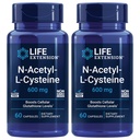 Ekstensi Hidup N- Acetyl- L- Cysteine (NAC), Immune Response, Kesehatan Repiratory, Kesehatan Hati, NAC 600 mg, Pertahanan antioksidant, Radikal Bebas, Absorb - Dua Paket x 60 Capsules