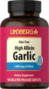 Lindberg Tambahan Bawang Pill (5000mg) 500mg Extract 124; 100 Caplets 124; Odorless with High Allicins (5000mcg) 10004; Allium Sativum Extract 124; Non-GMO, Gluten Free