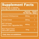 CoQ10 300mg Kapsul, Suplemen Vegan untuk Produksi Energi, Non- GMO, Gluten Free - 60 Veggie Capsules