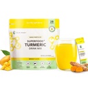 Nano Turmeric Curcumin Drink Powder, Golden Juice for Wellness & Imunity, No Turmeric Taste, Tambahkan ke Smoothies / Water Daily Morning Routine- 35X Absorption - Mango Flavor- Joint Support Suplemen