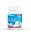 Milkaid Lactase Enzyme Tablet Chewable for Laktosa Intoleransi Relief 124; Prevents Gas, Bloating & Diwana 124; Fast Acting Dairy Digevival Supplemen (60 Tablet, Raspberry)