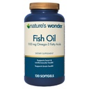 Nature 's Wonder Fish Oil 11100mg Omega- 3 Persediaan Minyak Ikan untuk Perempuan dan Pria, EPA & DHA untuk Joints Sehat, Heart, Immune System, 120 Hari Suffels