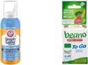 Arm & Hammer Sederhana Saline Nasal Spray 4.5oz & beano to Go Gas Relief Tablet 12 Count