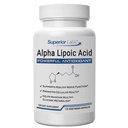 Lab Superior Alpha Lipoic Acid 600 mg Capsules, Pure Non-GMO ALA, Absorpsi Tinggi, Dukungan Nerve, Sirkulasi Sehat dan Respon Nerve, Penuaan Antioksidant Sehat, 120 Veg Caps, Persediaan Empat Bulan