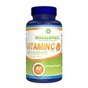 Herbalxpress Vitamin C 500mg dengan Rose HIPS, Ascorbic Acid & Citrus Bioflavonoid 50 Tablets (1 Tub) - Sebuah Duo yang Lengkap mendekati Sistem kekebalan tubuh Anda.