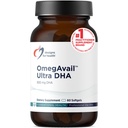 Desain untuk Kesehatan Omegavail Ultra DHA - Sangat berpusat DHA Triglyceride Minyak Ikan, TG Fish Oil dengan 500mg DHA + 100mg EPA - Tidak ada Fishy Aftertaste (60 Softgels)