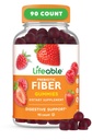 Lifeable Prebiotic Fiber Gummies for Dewasa 124; 5g Tasting Fiber Suplement Gummies: