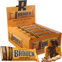 Braven Bar Chocolate Caramel Nut Energy Bars (1.59 oz, Kembang 20) - Energi Chews dengan 5g Protein - OntheGo Energy Snacks untuk Running, Hiking, and Olahraga - Gluten Free Snacks untuk Boost Energi Terlarang