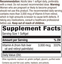 Nature 's Way Vitamin A - 10000 IU - 100 Softgels