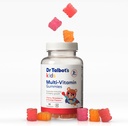 Anak-anak Dr. Talbot Multi- Vitamin Gummies - Vitamin A, C, B-12, Zinc Immunity and Growth Dukungan untuk Anak-Anak - 60 Gummies - 2 + Tahun - Strawberry, Cherry, dan Orange Flavors