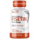 Fusion Alam Nutri Fisetin 500mg 32 Count - Clinical Dosage - Fisetin Suplemen - Aktivator Senolytic Kuat, Antioksidant, & Brain Dukungan - Polyphenols Alam - 32 Count
