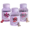 Lemme Burn, Debloat & Focus Bundle 124; Metabolisme & Fat Burning + Bloating & Gas Relief Capsules + Focus & Brain Health Gummies = 124- Bebas, Non-GMO 124; 60 Count Capsules & 50 Count Gummies